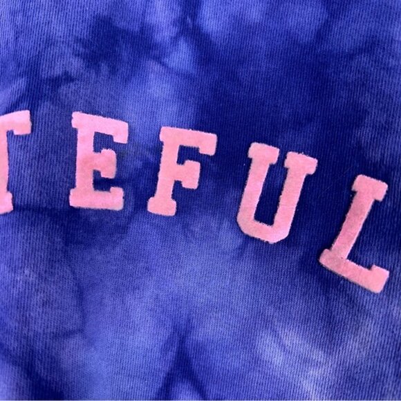 Spiritual Gangster Grateful Classic Crew Sweatshirt Royal Cloud Tie Dye Size XS - Picture 5 of 13